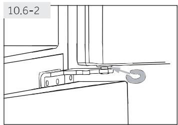 HAIER RTG684WHJ - Utilisation des pieds ajustables - 1