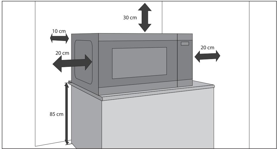 SHARP YC-MG81ES - INSTALLATION - 1
