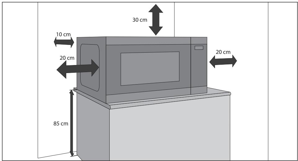 SHARP YC-MG81ES - Installation - 1
