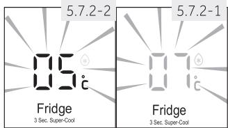 5.7.2-2 Fridge 3 Sec. Super-Cool 5.7.2-1 Fridge 3 Sec. Super-Cool