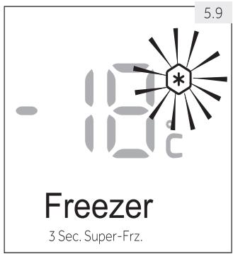 - 10c 10c 5.9 Freezer 3 Sec. Super-Frz.
