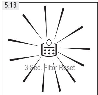 5.13 3 Sec. Filter Reset