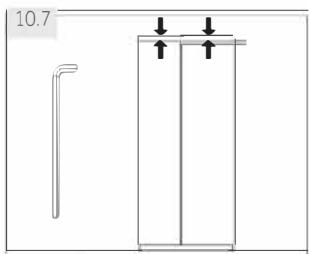 HAIER HSR5918DIPB - Aligning the appliance - 1