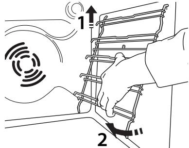 WHIRLPOOL AKZM 8530/IX - REMOVING AND REFITTING THE SHELF GUIDES - 2