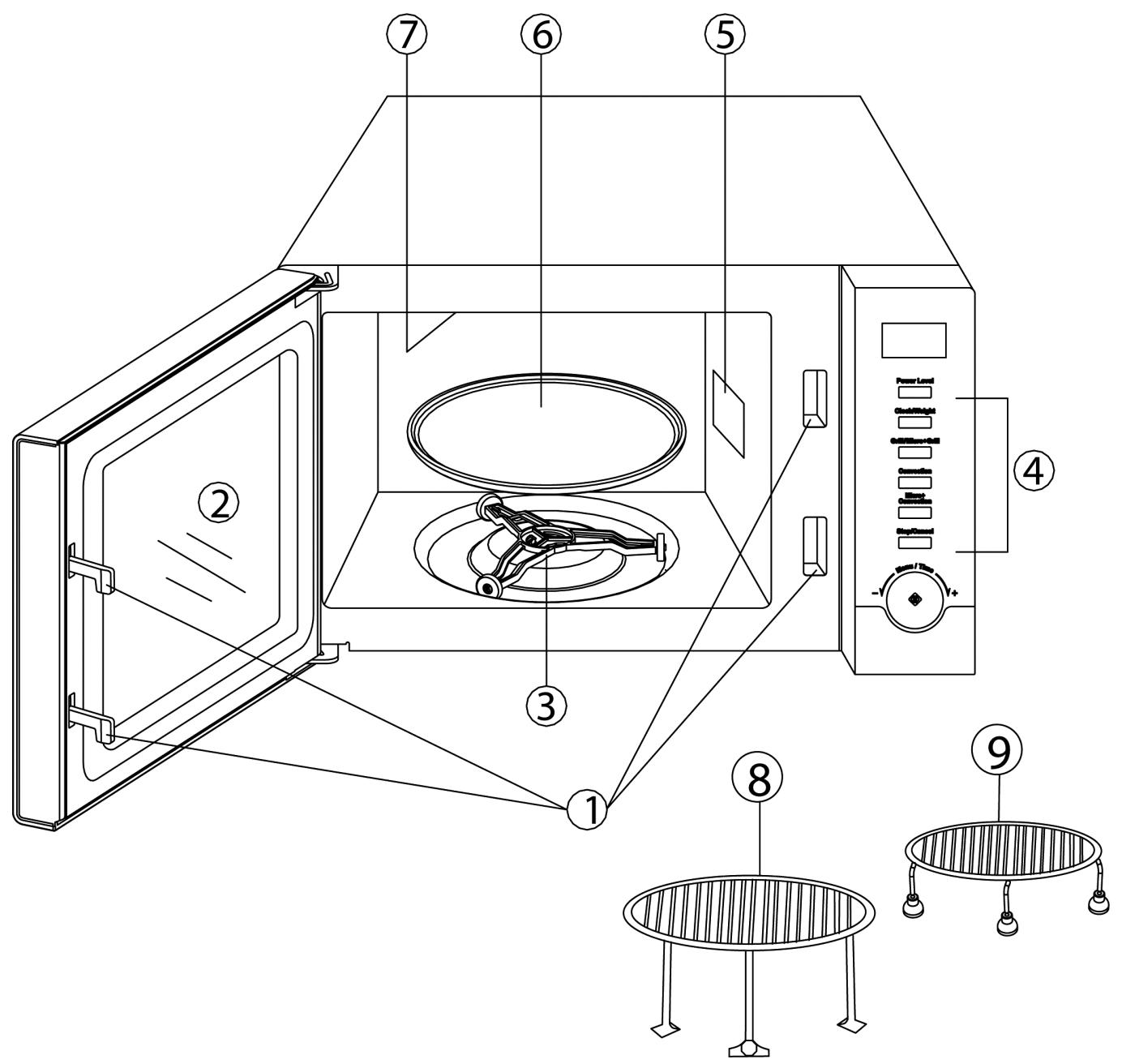SEVERIN MW 7865 - Aufbau Gerät - 1