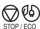 SHARP YC-MS51ES - YC-MS51E-S - YC-MS51E-W - ECO-Modus: - 1
