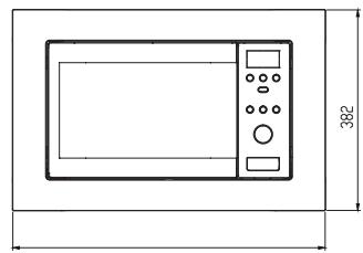 BEKO BMOB17131X  -  BMOB 17131 X - Inbouwkast - 2