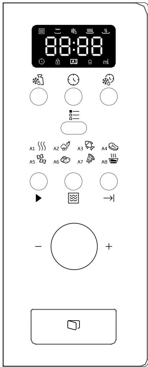 BEKO BMOB17131X  -  BMOB 17131 X - Panel kontrolny - 1