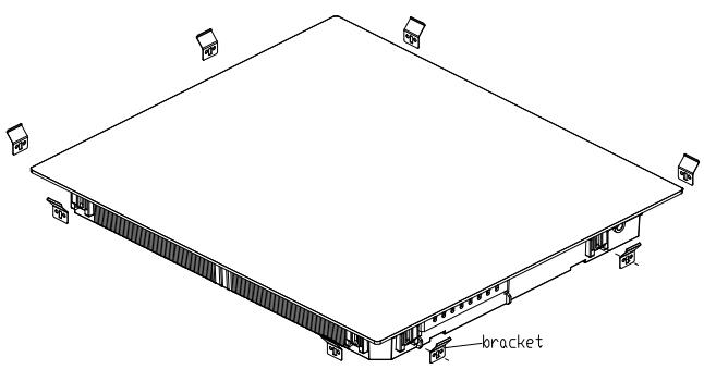 HAIER HAMTP64MC  -  HAMTP64MC - Adjusting the bracket position - 1