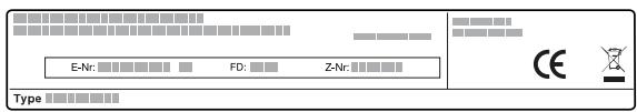SIEMENS BF523LMB3  -  BF523LMS0 - Numéro de produit (E-Nr) et numéro de fabrication (FD) - 1