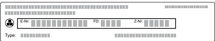 GAGGENAU CG492111F  -  CG492111F - E-nummer en FD-nummer - 1