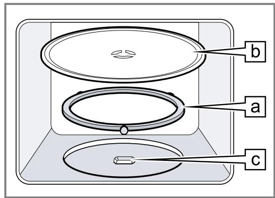 SIEMENS BF525LMR0 - Mise en place du plateau tournant - 1