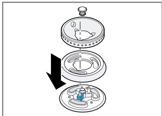 GAGGENAU VG295250  -  VG295250 - Branderonderdelen plaatsen - 1