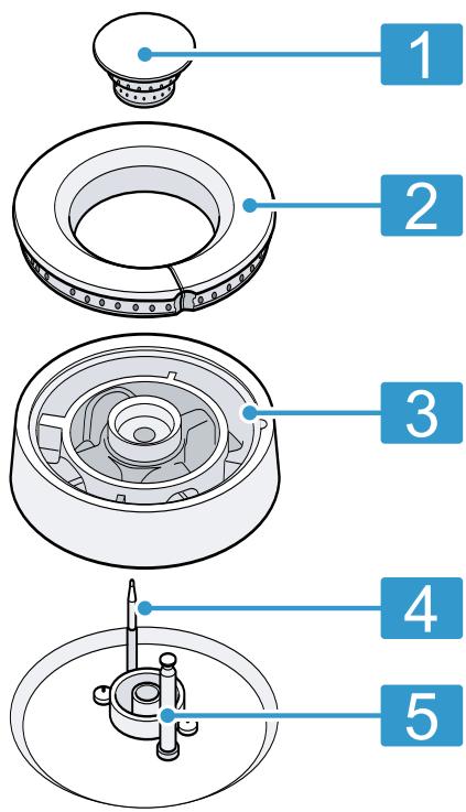 GAGGENAU VG295250  -  VG295250 - Einzelteile des Wokbrenners - 1