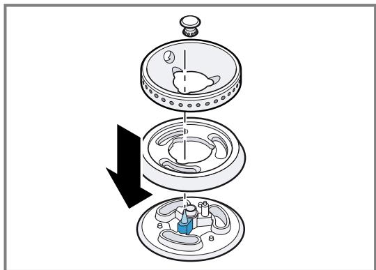 GAGGENAU VG295250  -  VG295250 - Brennerteile auflegen - 1