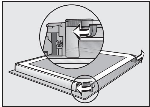 MIELE H 2766 BP  -  H 2766 BP - Désassembler la porte - 1