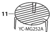 SHARP YC-MG252AE-B  -  YC-MG252AE-W -  YC-MG252AE-B -  YC-MG252AE-C -  YC-MG252AE-S - \SHMEIΩΣEΙΣ: - 1