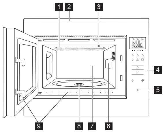 ELECTROLUX MQ927GNE - Forno a microonde - 1