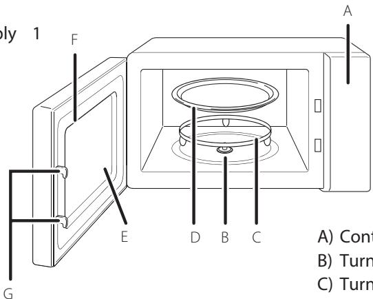 TOSHIBA MW2-MM20PF - SETTING UP YOUR OVEN - 1