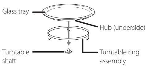 TOSHIBA MW2-MM20PF - Turntable Installation - 1