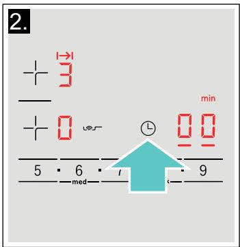 BOSCH PXE631FC1E - PXE631FC1EB - Setting procedure: - 1