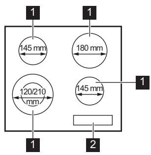 ELECTROLUX EHF6241FOK - EHF6241XOK - Usporádání varné desky - 1