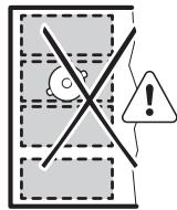 ELECTROLUX EIV654  -  EIV654 - Nesprávná poloha kuchynského riadu: - 2
