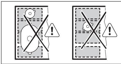 ELECTROLUX EIV654  -  EIV654 - Posión correcta del utensilio de comida: - 2
