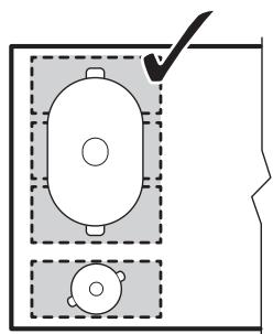 ELECTROLUX EIV654 - EIV654 - Správnapolohukuchynského riadu: - 1