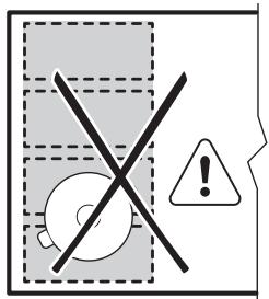 ELECTROLUX EIV654  -  EIV654 - Nepravilen položaj posode: - 1