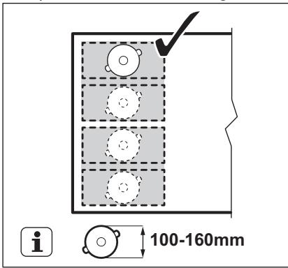 ELECTROLUX EIV654  -  EIV654 - Premer in polożaj posode - 1