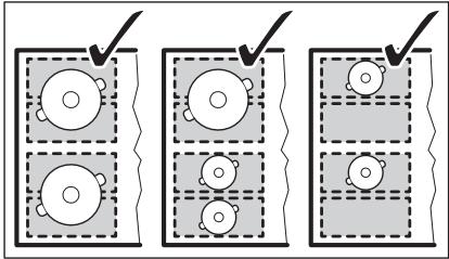 ELECTROLUX EIV654 - EIV654 - Správnapolohukuchynského riadu: - 1