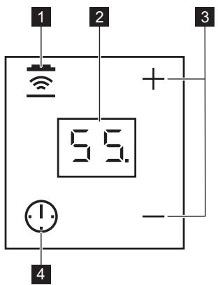 AEG HKB75540NB  -  HKB75540NB - Bedienfeldanordnung - 1