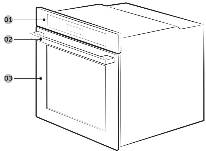 SAMSUNG NV7B40502AK/U1 - Coup d'éclat sur le four - 1