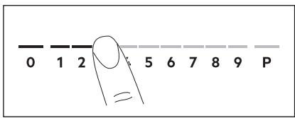 0 1 2 5 6 7 8 9 P