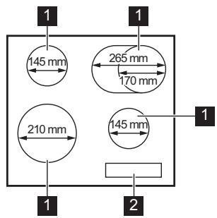 ELECTROLUX EHF65451FK  -  EHF65451FK - Postavitev kuhalne povrsine - 1