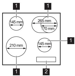 ELECTROLUX EHF65451FK  -  EHF65451FK - Skema e siperfaques sè gatimit - 1