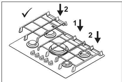 AEG HVB95920IB - Extracción de los soportes para sartenes - 2