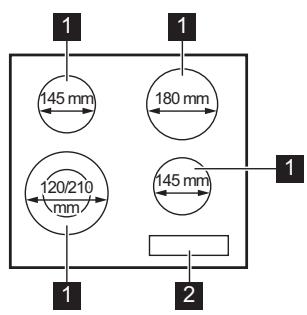 AEG HK624010XB - Oversikt over matlagingsoverflaten - 1