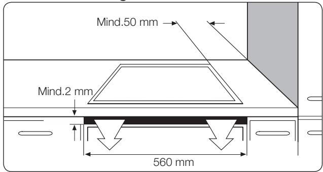 SAMSUNG NZ64M3707AK/UR  -  NZ64M3707AK/UR - Einbau in eine Arbeitsplatte - 1