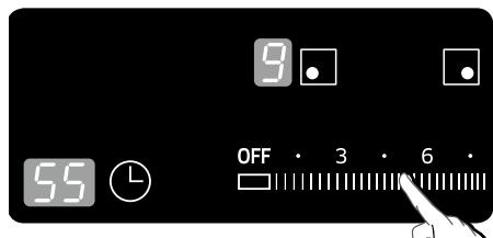 SAMSUNG NZ64M3707AK/UR  -  NZ64M3707AK/UR - Innstilling av tidsbestemt utkobling - 5
