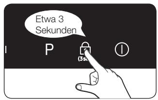 SAMSUNG NZ64M3707AK/UR  -  NZ64M3707AK/UR - Ein-/Ausschalten der Kindersicherung - 1