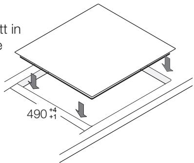 SAMSUNG NZ64M3707AK/UR  -  NZ64M3707AK/UR - Einbau in eine Arbeitsplatte - 7