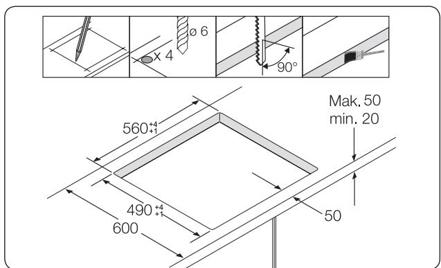SAMSUNG NZ64M3707AK/UR  -  NZ64M3707AK/UR - kabelforbindelsene skal udfores i overensstemmelse med reguleringer, og terminalskruerne skal strammes sikkert. - 10