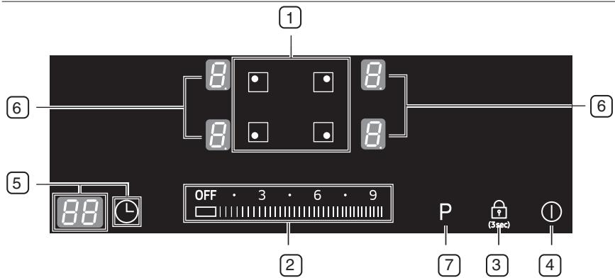 SAMSUNG NZ64M3707AK/UR  -  NZ64M3707AK/UR - Clavier de commandes - 1