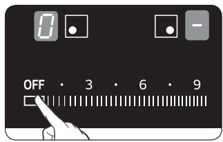 SAMSUNG NZ64M3707AK/UR  -  NZ64M3707AK/UR - SWITCHING A COOKING ZONE OFF - 1