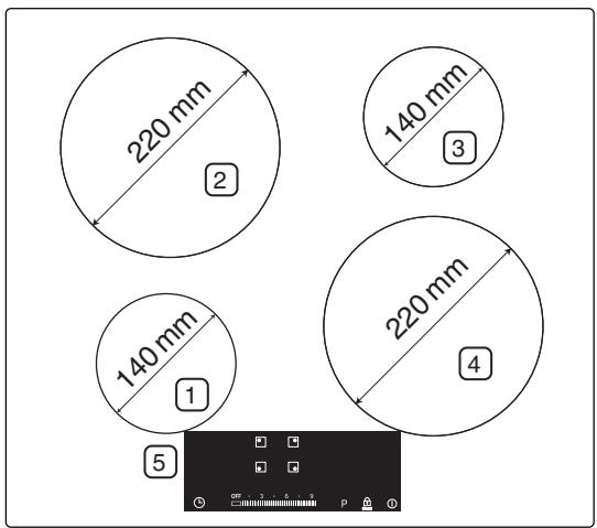 SAMSUNG NZ64M3707AK/UR  -  NZ64M3707AK/UR - Kochzonen - 1