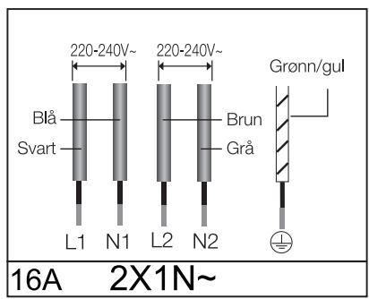 SAMSUNG NZ64M3707AK/UR  -  NZ64M3707AK/UR - Kabelkoblingene违法犯罪 in samsvar med forskrittene og terminalskruene festes sikkert. - 3