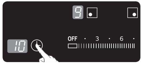 SAMSUNG NZ64M3707AK/UR  -  NZ64M3707AK/UR - Setting the safety shutoff - 2