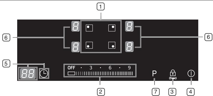 SAMSUNG NZ64M3707AK/UR  -  NZ64M3707AK/UR - Bedienfeld - 1